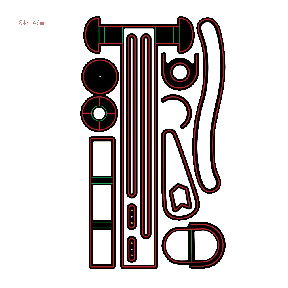 Поворотные слайды Tab ремесло металл трафареты для пресс формы нож тиснения