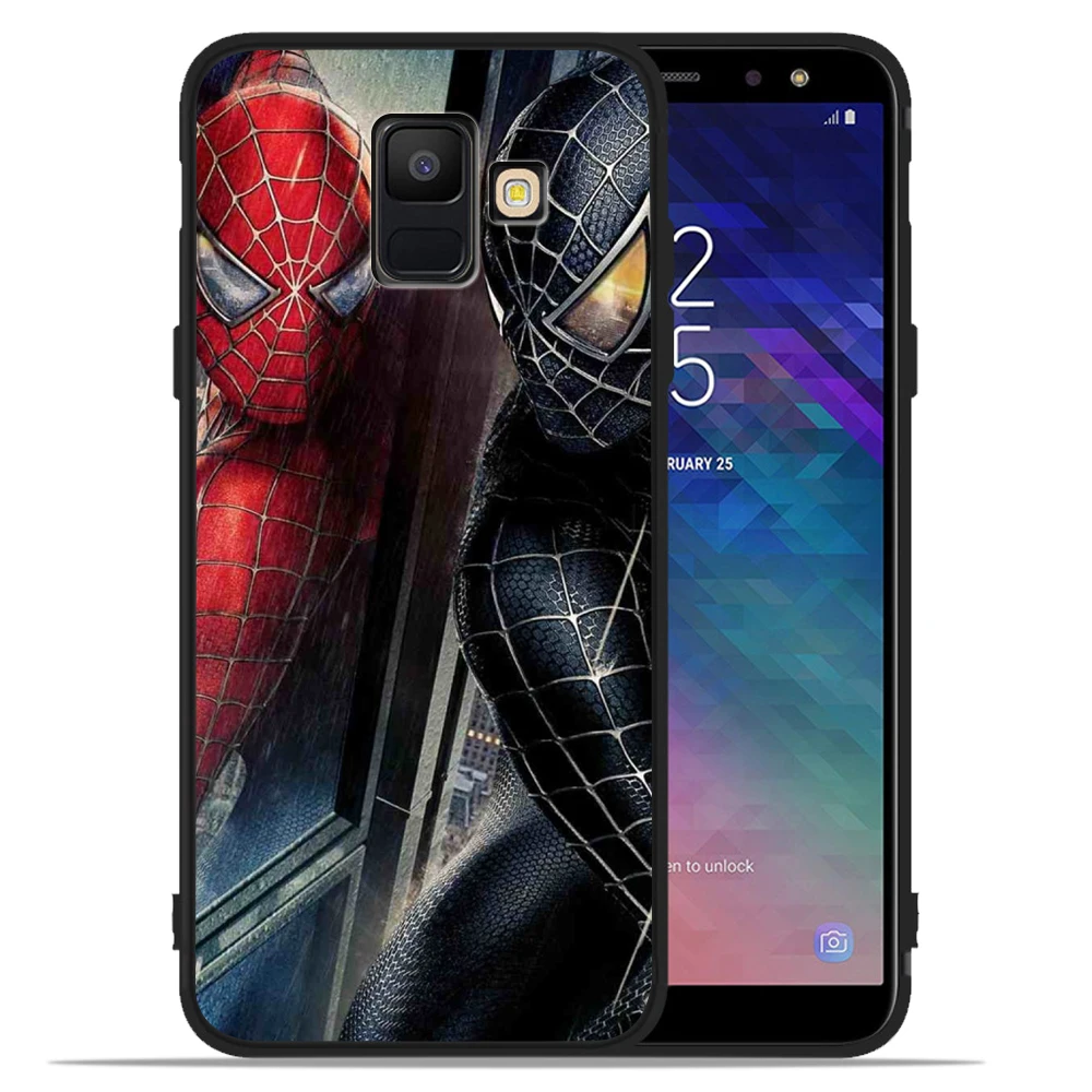 Чехол Marvel, Железный человек, яд, Дэдпул, Человек-паук, для samsung Galaxy A750 A9 A6 A7 A8 Plus A3 A5 A7, оболочка