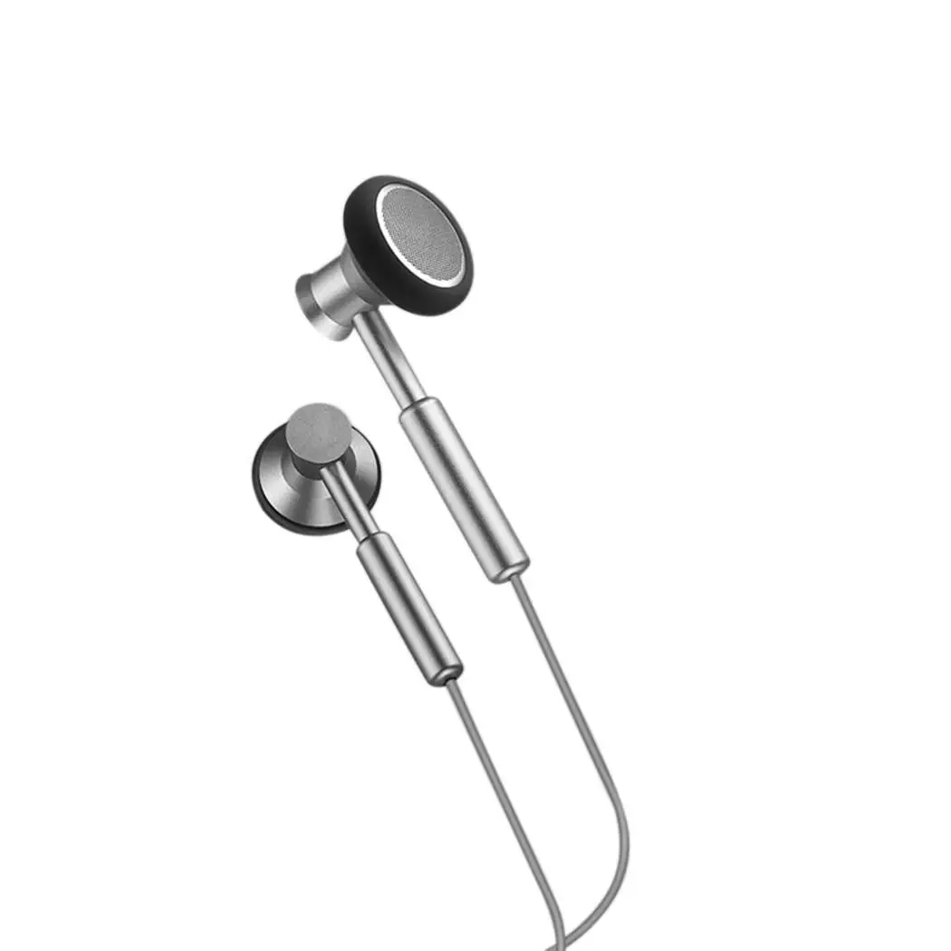 3 5 мм разъем проводные гарнитуры с микрофоном прямой провода управления плоский