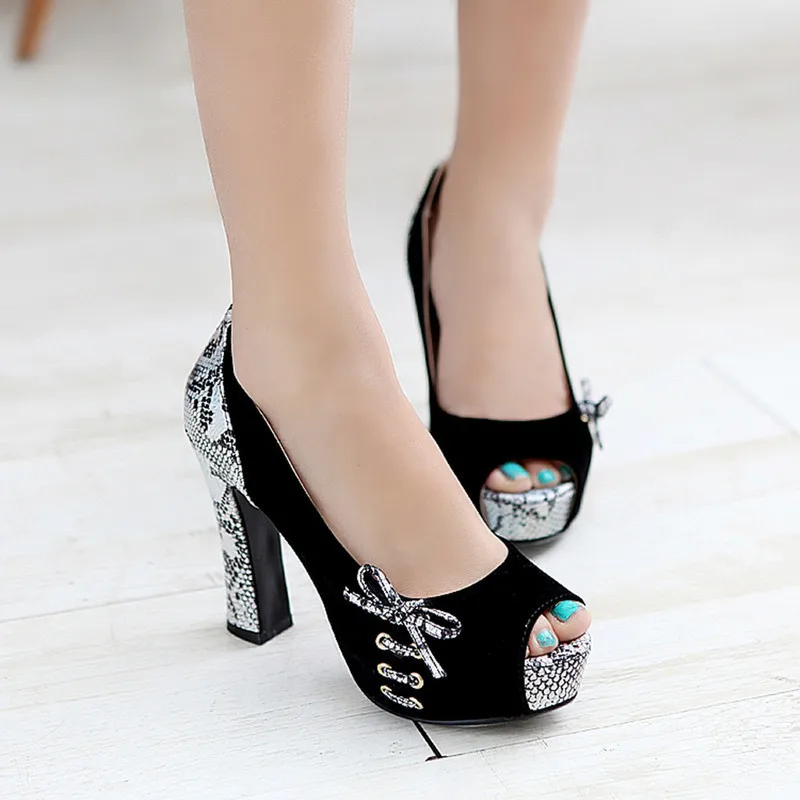 Пикантные тонкие туфли на высоком каблуке Большие размеры шпильки большой