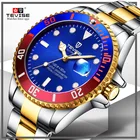 2018 Мужские механические часы Tevise, автоматические спортивные часы из нержавеющей стали, модные роскошные золотые часы, мужские часы