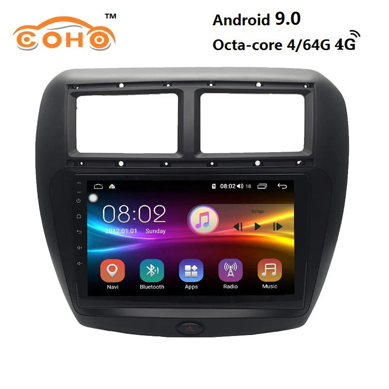 Android 9,0 8-core, 4 Гб+ 64G bluetooth браузер gps Авто 1 din автомобильный Радио gps android для FAW V5