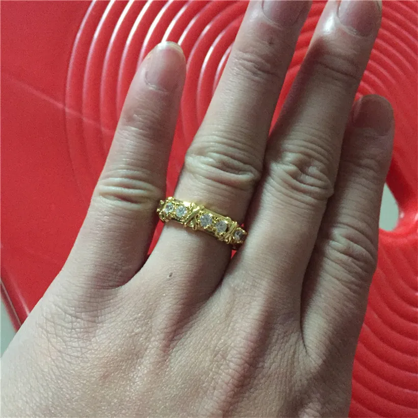 Бренд Jewlery, Женское кольцо из желтого золота 14 к, 5А, циркон, камень рождения, желтое золото, крест, вечное кольцо, обручальное кольцо для женщин, Sz 5-11