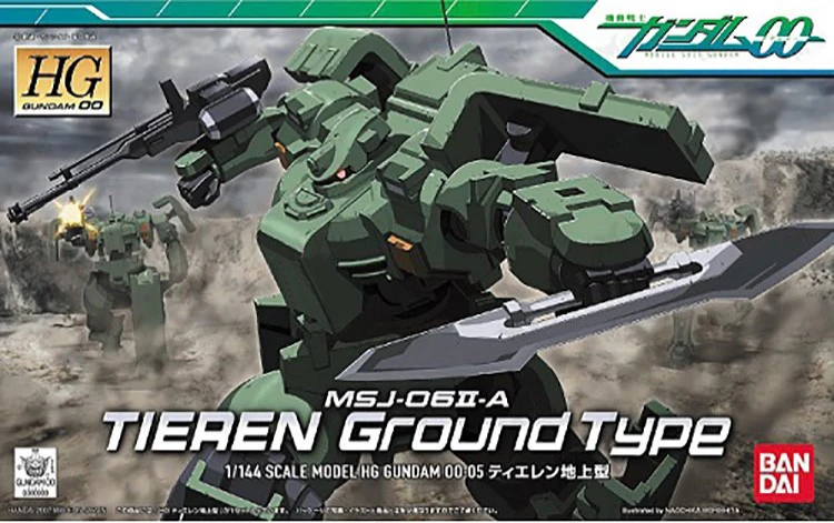 Bandai Gundam 52157 00 HG 1/144 земляной Тип мобильный костюм Сборная модель наборы Аниме