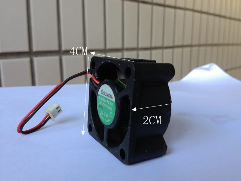 Новый бесшумный охлаждающий вентилятор SUNON 4020 12 В KD1204PKB2 0,9 Вт