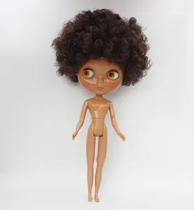 Бесплатная доставка, большая скидка, кукла сделай сам, ню Блит, подарок на день рождения для девочки, 4 цвета, кукла большой глаз с красивыми волосами, милая игрушка