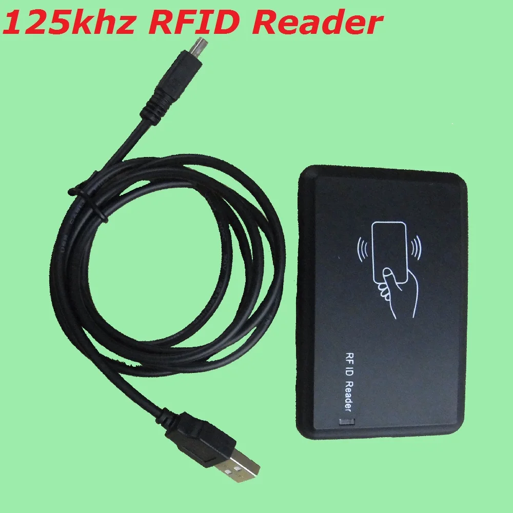 Считыватель RFID 125 кГц EM4100 USB идентификационная смарт карта считывание без