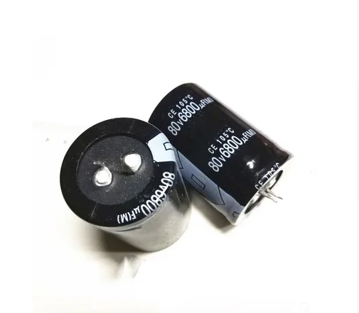 

10PCS Electrolytic capacitor 80V 6800UF 6800UF 80V 80v6800uf 30*50 Electrolytic capacitors best quality