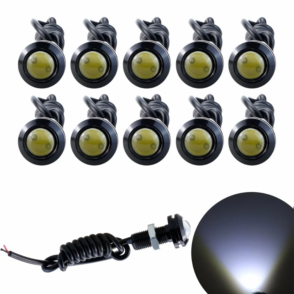 LEADTOPS 10 шт. DRL 23 мм Eagle Eye дневной ходовой светильник противотуманная фара