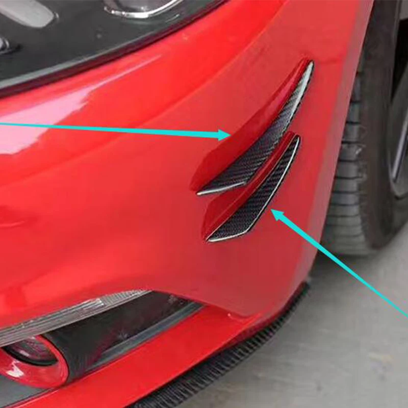 Для BMW M3 M4 E90 E93 F10 4 шт./компл. углеродное волокно отделка переднего вентиляционного