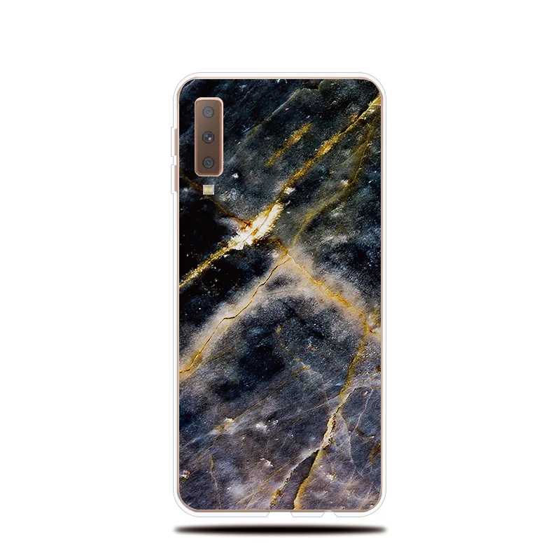 Силиконовый чехол для Samsung Galaxy A3 A5 A7 2017 2016 2015 с мраморным узором A6 A8 A9 Plus 2018 A6S A8S
