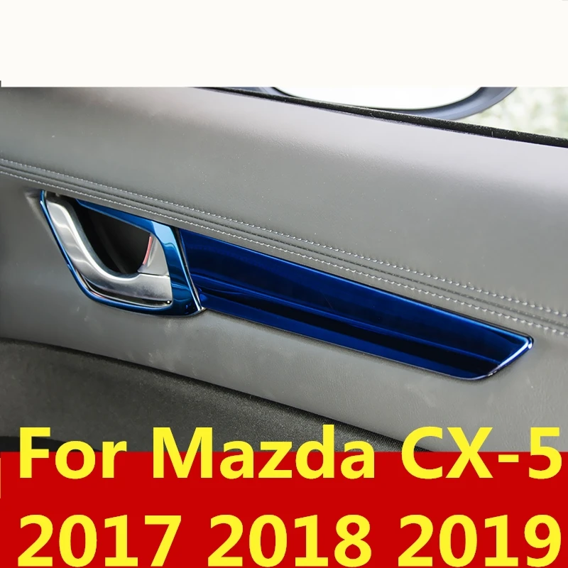 Для Mazda CX 5 CX5 2017 2018 2019 Автомобильная Стайлинг крышка внутренней дверной ручки