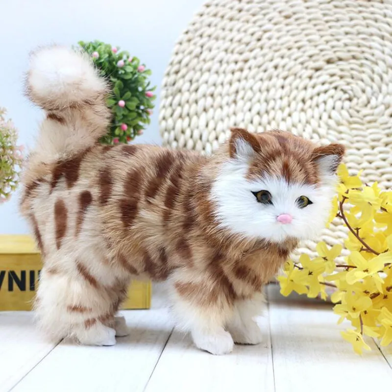 

Восхитительная стоящая кошка Zilin, lifesize, игрушка для кошек, украшение для дома, детская игрушка, кошка 25*10*20 см