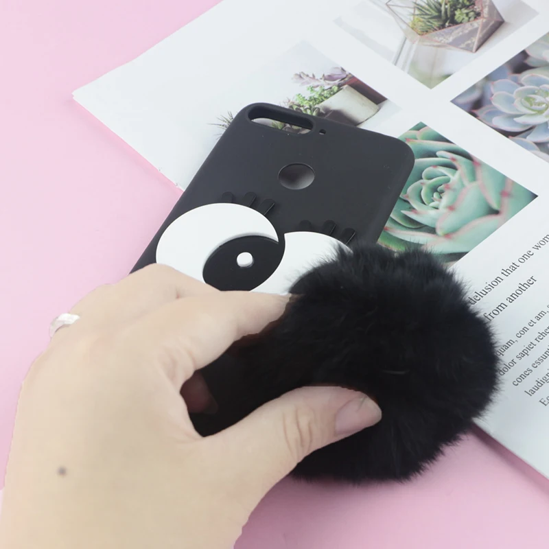 Мягкий чехол из ТПУ с объемным рисунком Больших Глаз Для Huawei Honor 9 Lite 9X 9A 9C 9S 9N 10i 20i 20