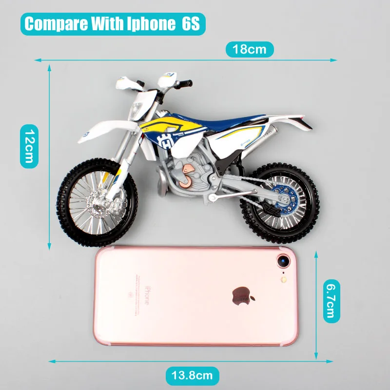 Maisto 1/12 Мотоцикл масштаб TE Husqvarna TE125 2016 внедорожный велосипед Мотокросс мотоцикл
