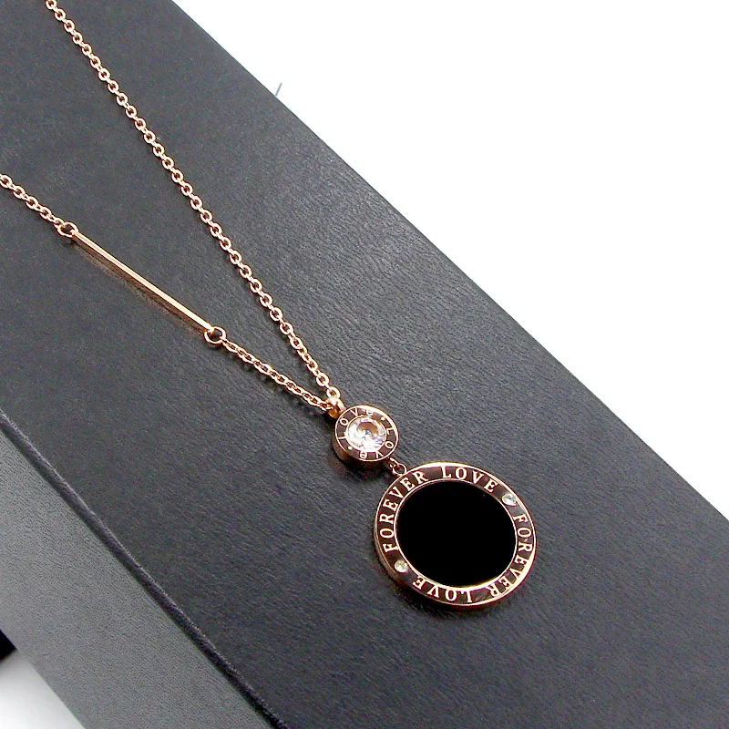 Женская цепочка из нержавеющей стали с подвеской в виде ракушки|sweater chain|brand