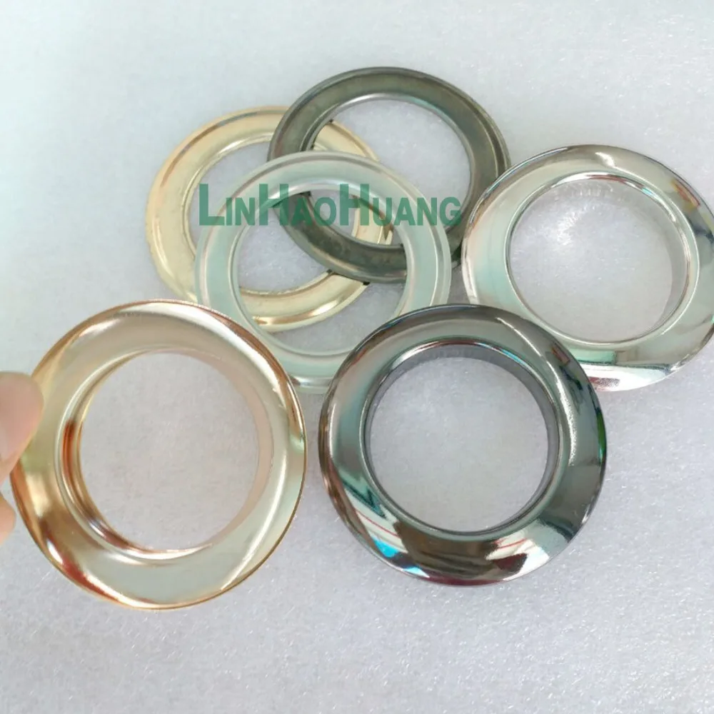 30 шт./лот внутренняя часть 39 мм большие круглые металлические латунные люверсы с