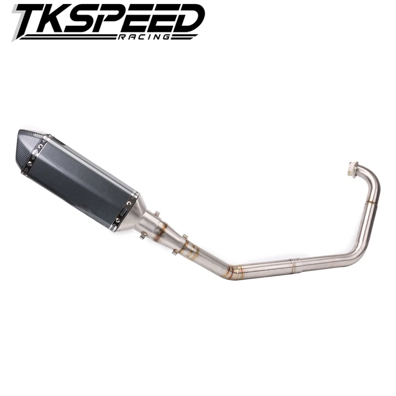 Выхлопной соединение трубы глушитель мотоцикл Mid подпушка для Yamaha R15 + 51 мм