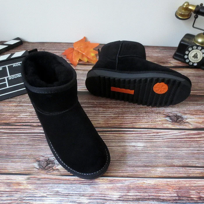 Careaymade/новые зимние сапоги; женские зимние сапоги из натуральной кожи с хлопковым верхом в стиле ретро; женская обувь из толстого теплого хлопка; 6 цветов