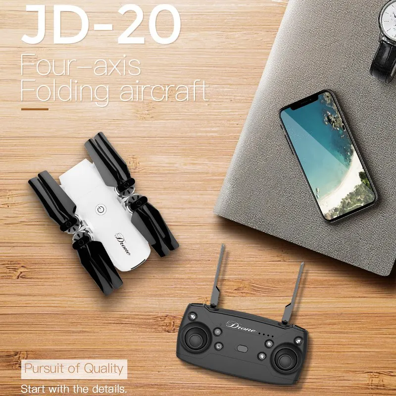 JDRC JD 20 JD20 Wi Fi FPV с широкоугольной HD камерой Режим высокой фиксации складной рычаг RC