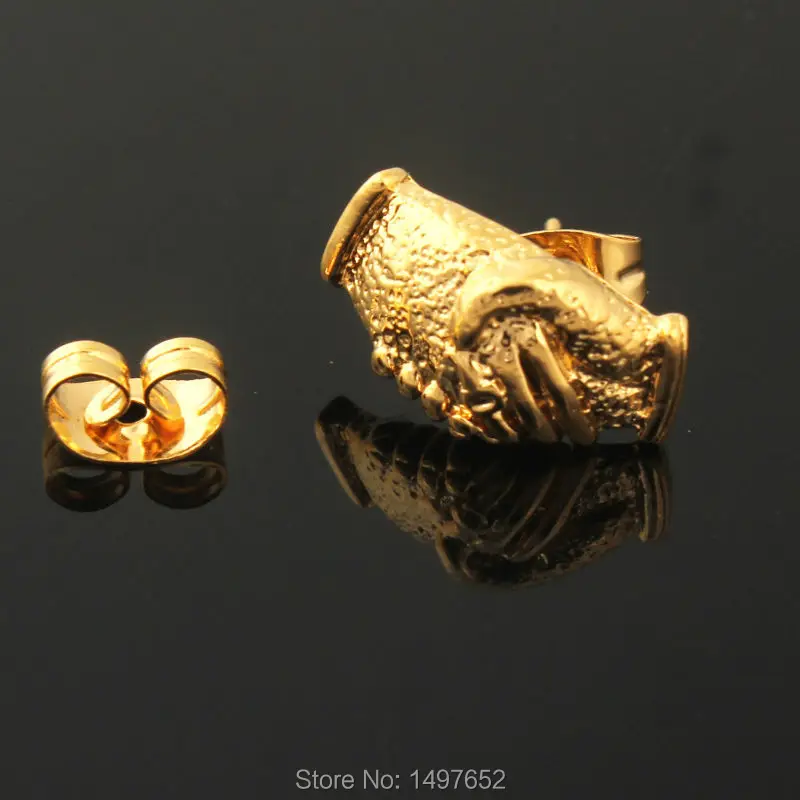 Золотые серьги/модные ювелирные изделия золотого цвета серьги гвоздики в форме