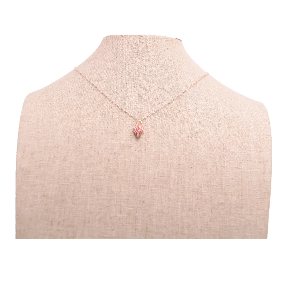 

sea snail pendant necklace Mini sea snail pendant necklace designed for women