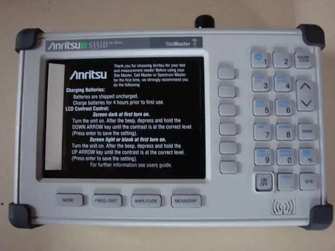 DHL Бесплатная доставка Anritsu S331D Главный кабель и антенный анализатор с