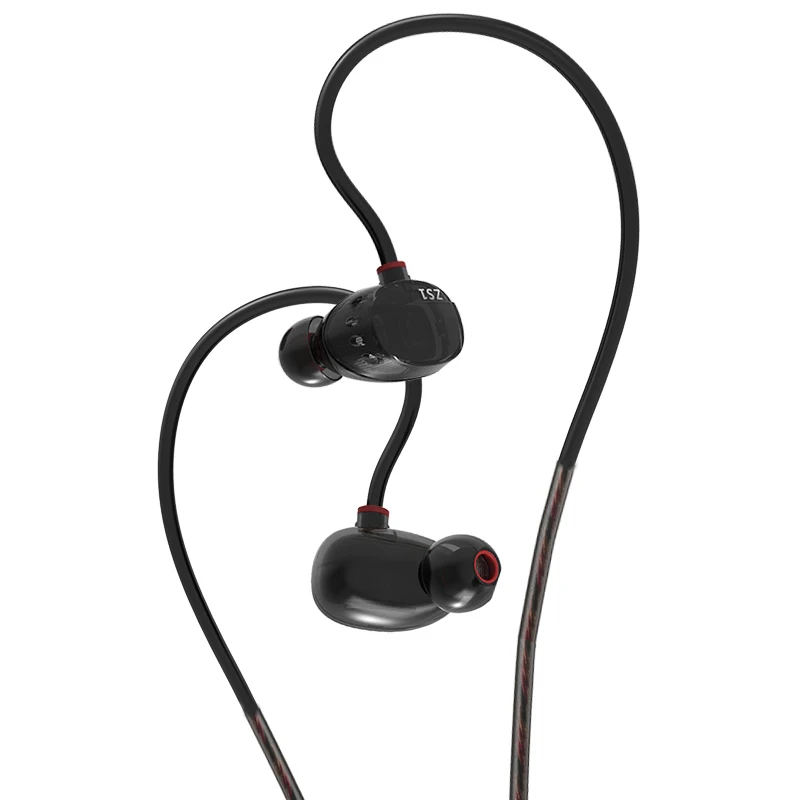 KZ ZS1 гарнитура динамический мониторинга Шум отмена стерео наушники-вкладыши HiFi
