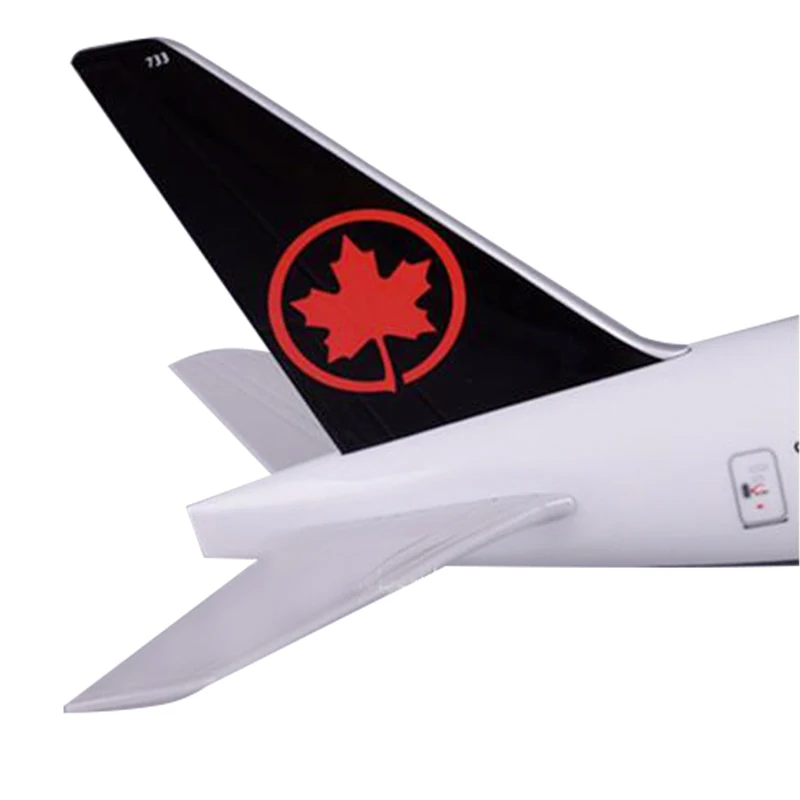 

47cm resin B777 aircraft model airplane model Boeing 777 Air Canada black passenger airbus toys for children adult collection