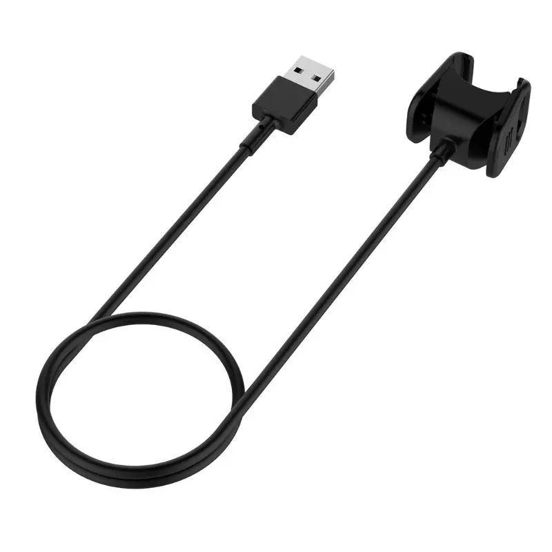 Запасное зарядное устройство для Fitbit Charge 3 55/100 см USB кабель зарядки шнур с зажимом