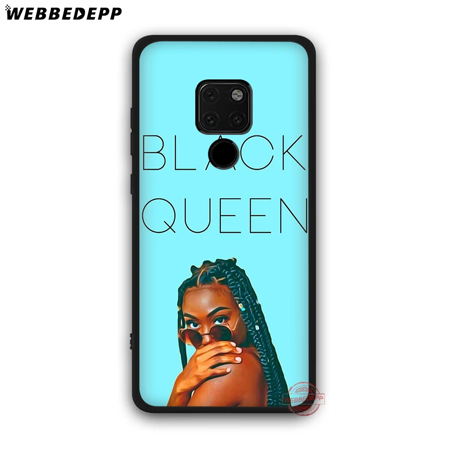WEBBEDEPP 2bunz Melanin Poppin Aba Black Girl Soft Case for Huawei Mate 30 10 20 Pro Lite Nova 2i 3 3i 4 5i 2 Cases | Мобильные