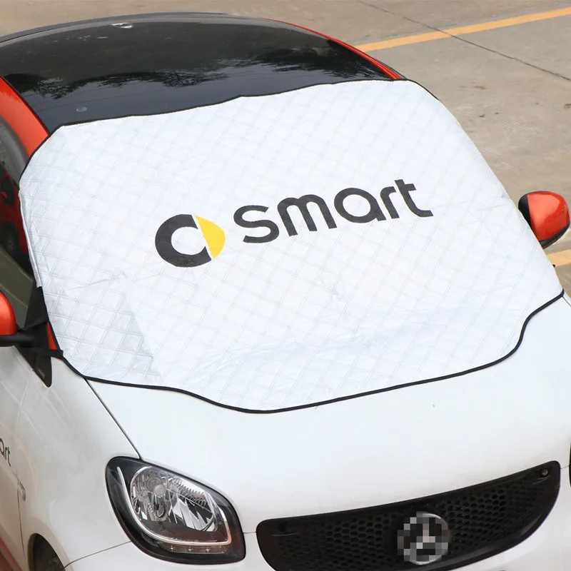 Для smart 450 451 453 fortwo forfour солнцезащитный песок контроль антифриз снег Крышка Тент лобовое стекло автомобильный чехол солнцезащитный козырек