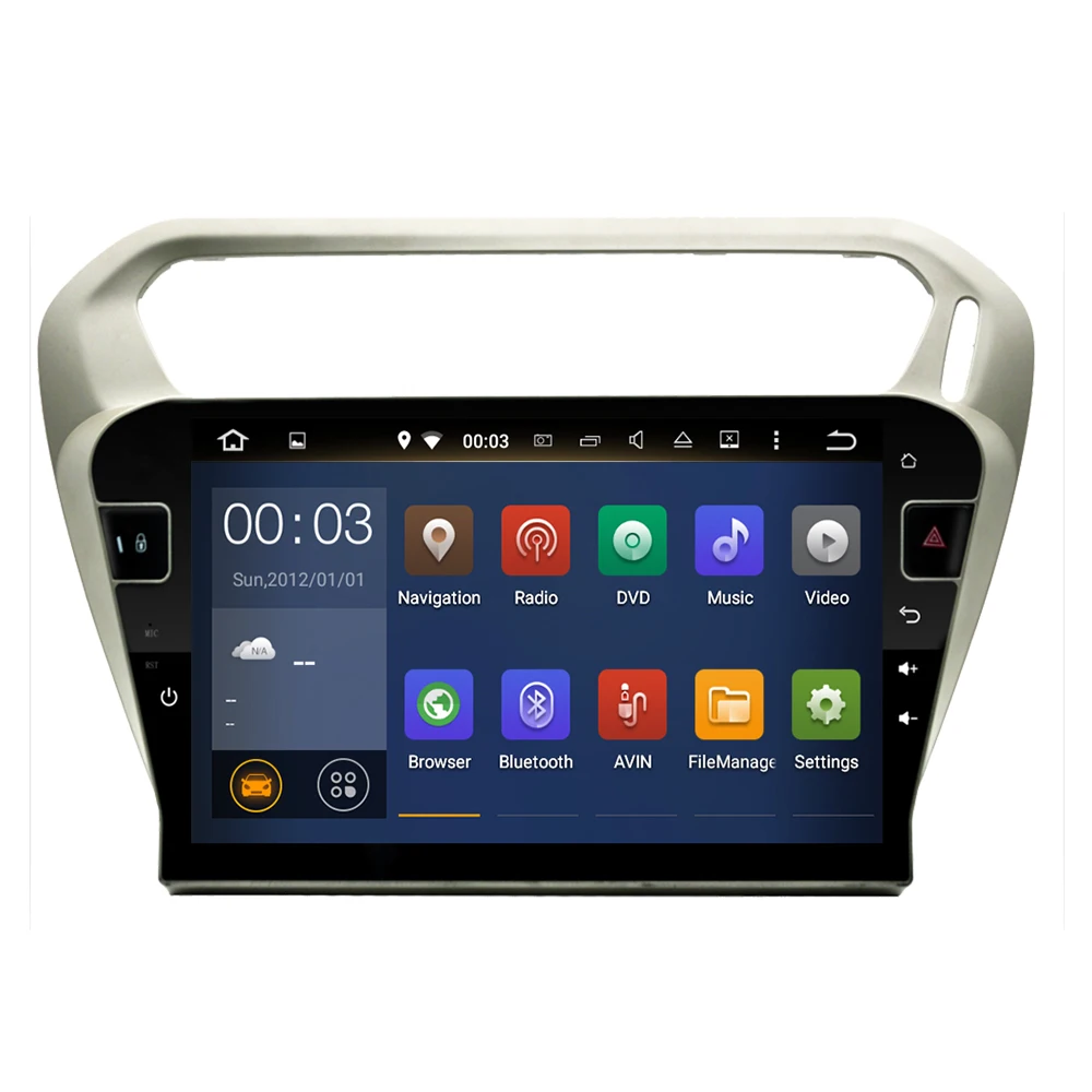 Android 10 Восьмиядерный автомобильный DVD плеер px5 GPS навигация Мультимедиа для peugeot 301