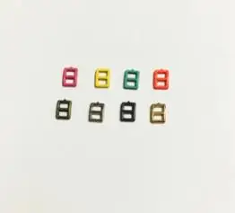 20 штук Мини Кнопка пряжки Тройная 3 мм ультра-маленькая пряжка на ремешке
