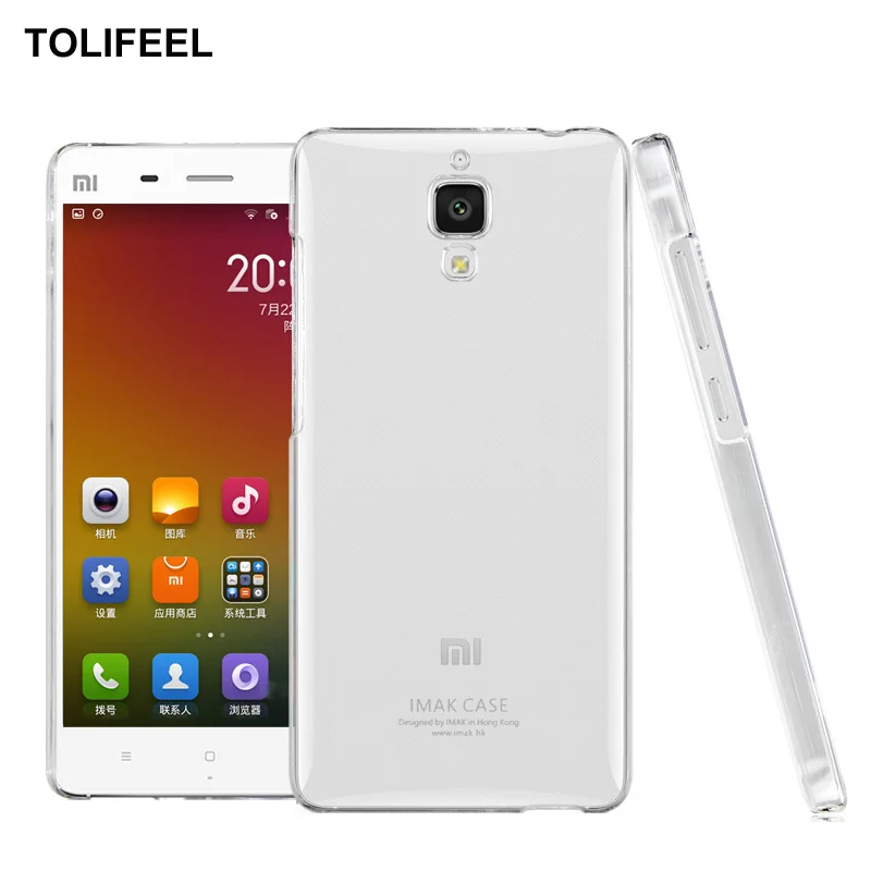 Силиконовый чехол TOLIFEEL для Xiaomi Mi4 оригинальный тонкий прозрачный защитный