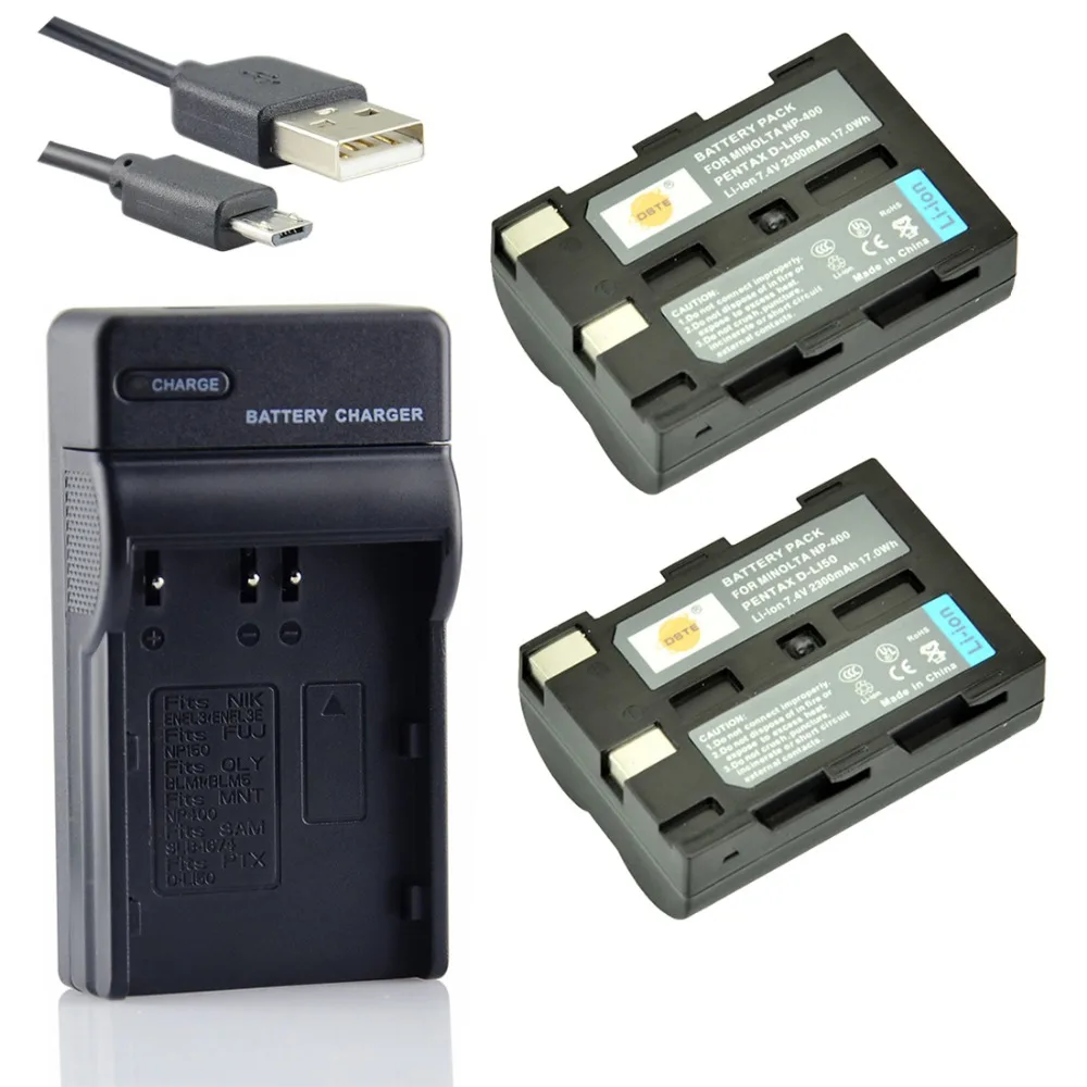 2 шт. литий ионный аккумулятор + USB порт UDC11 для Konica Minolta цифровой Dimage A1 A2 Dynax 5D 7D Maxxum с