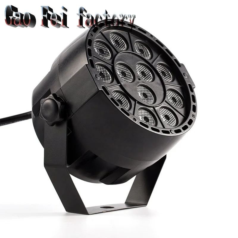 Led Flat Par Lyre Wash DMX сценическое освещение RGBW Sound светильник s Disco 12X3W Dj Equipment