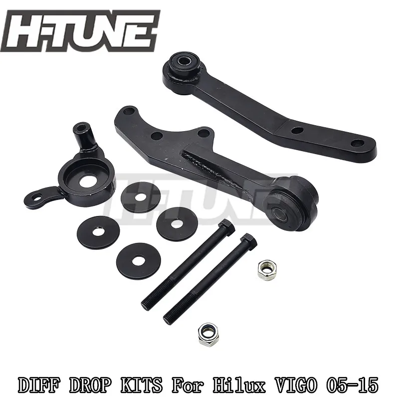 H-TUNE 4x4 аксессуары Колыбель рычаг стиль передний "-4" Лифт Diff Drop Kit для Hilux Vigo 4WD 05-15