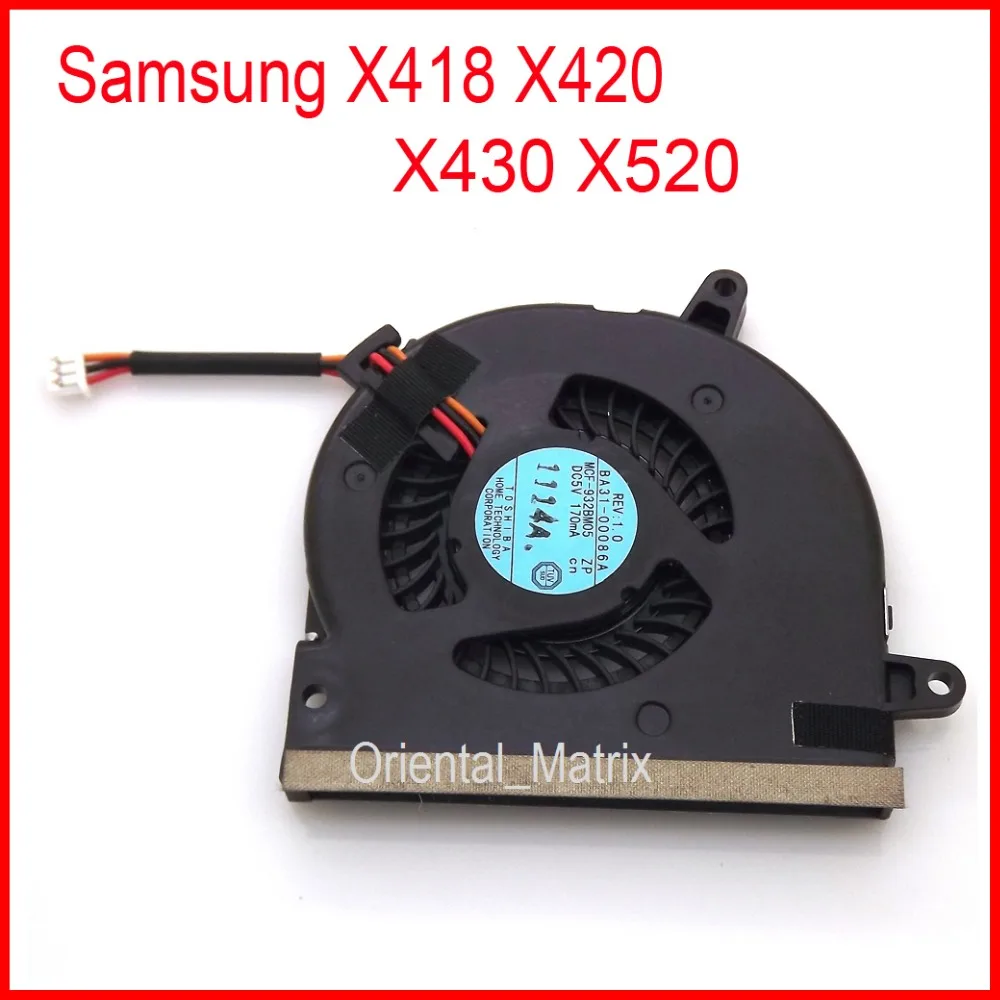 Free Shipping New MCF-932BM05 5V 170mA 3Wire 4Pin For Samsung X430 X520 X418 X420 Laptop CPU Cooler Cooling Fan | Компьютеры и офис