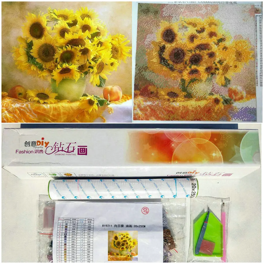 

DIY Diamond Painting Religious Patterns DIY Diamond Cross Stitch Full & Round 3d Crystal Mosaic Home Decoration 5pcs