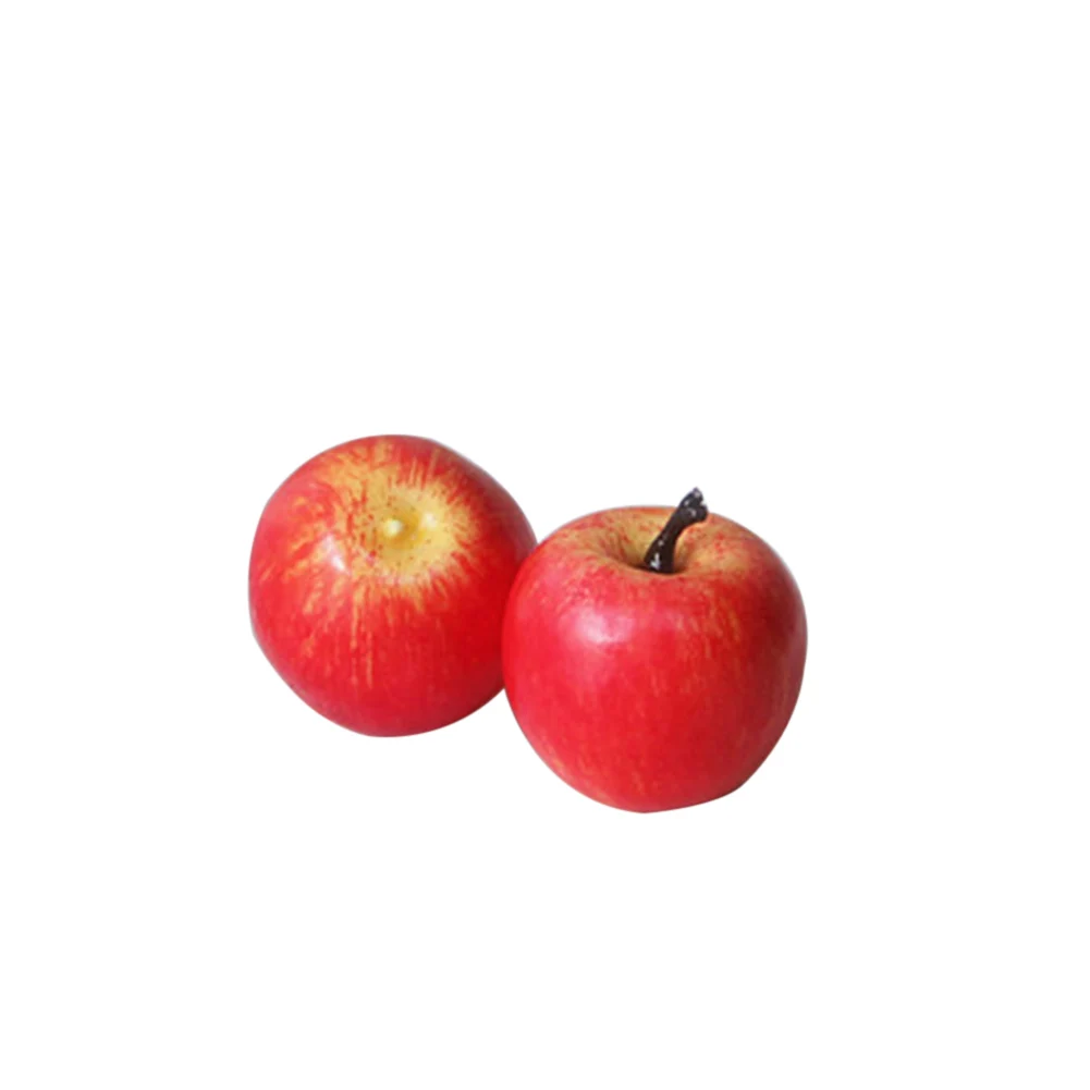 100Pcs Faux Mini Apple Realistic Fruit 3D Simulation Painting Prop Home Decor Set | Дом и сад