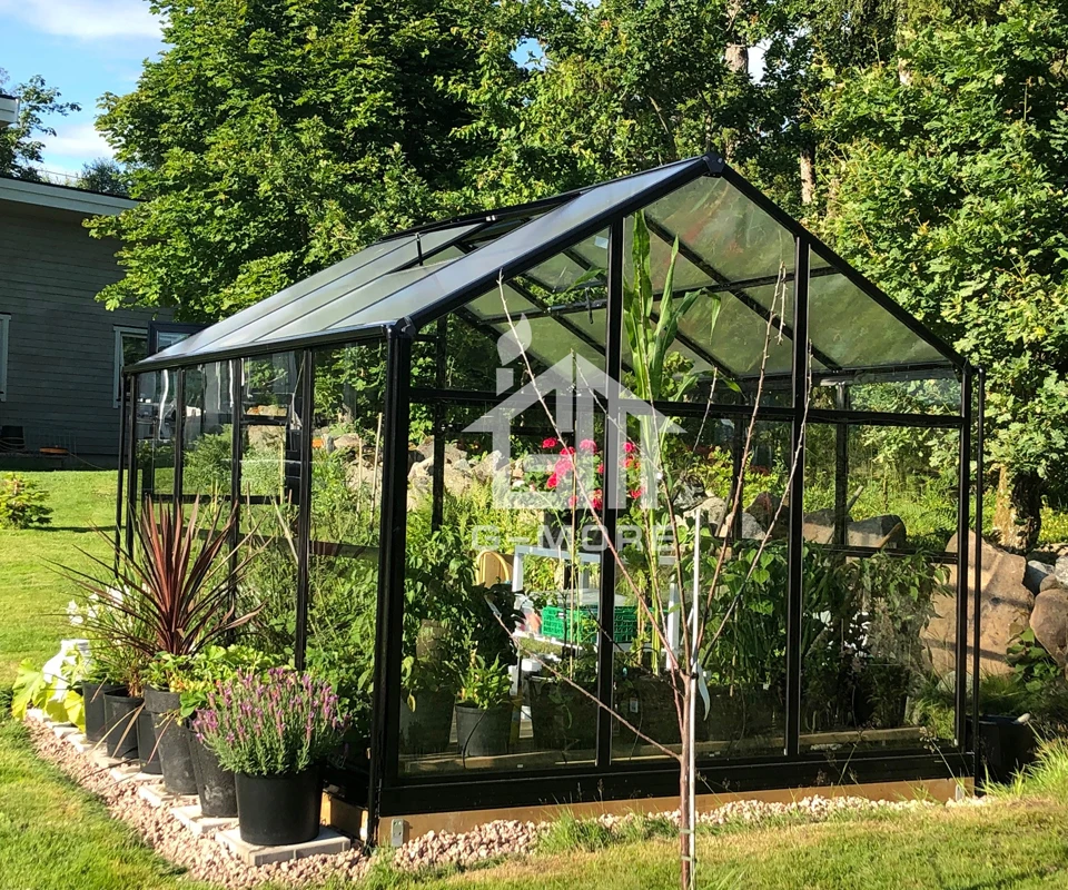 Наружная Водонепроницаемая алюминиевая Gazebo/садовый зеленый дом садовая теплица