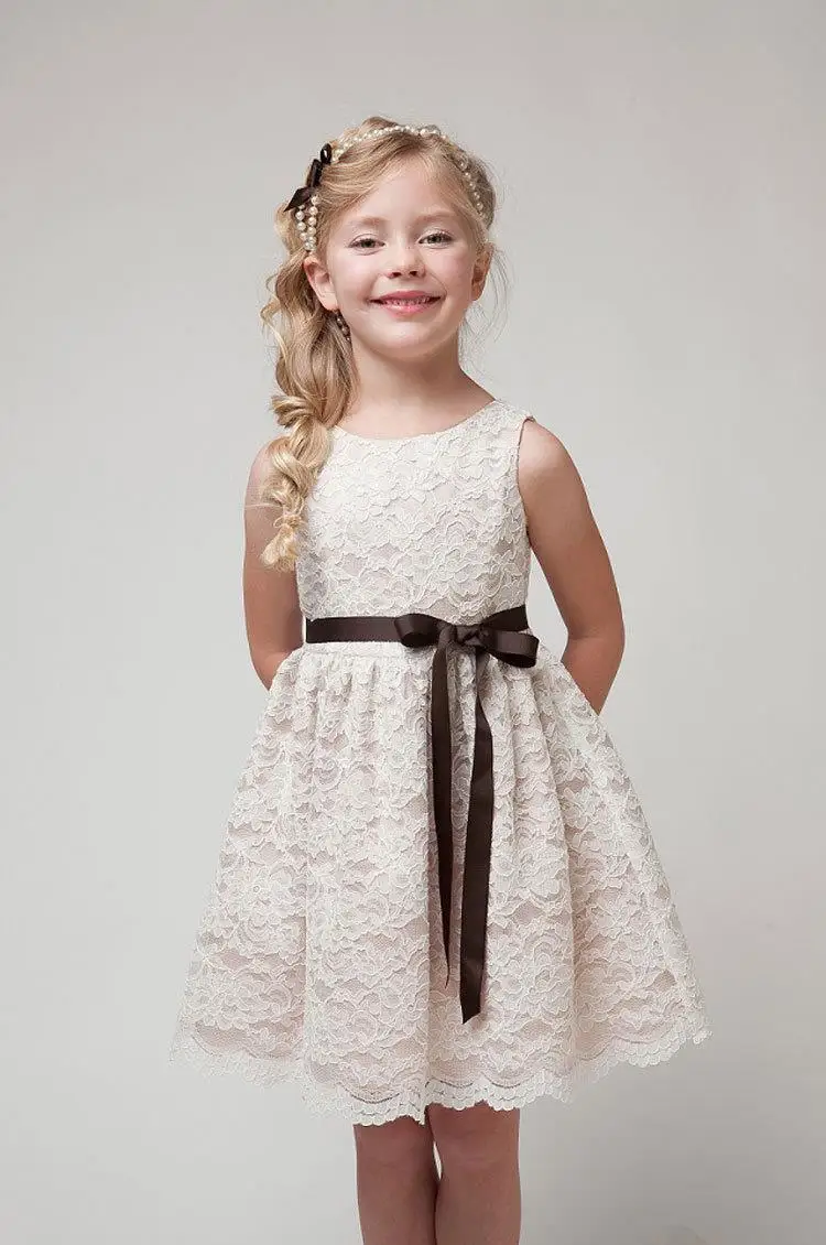 2018 Summer New Princess Dress For Girls clothes Wedding crochet tutu dress Party toddler girl dresses Kids Clothing 3-8Yrs | Детская
