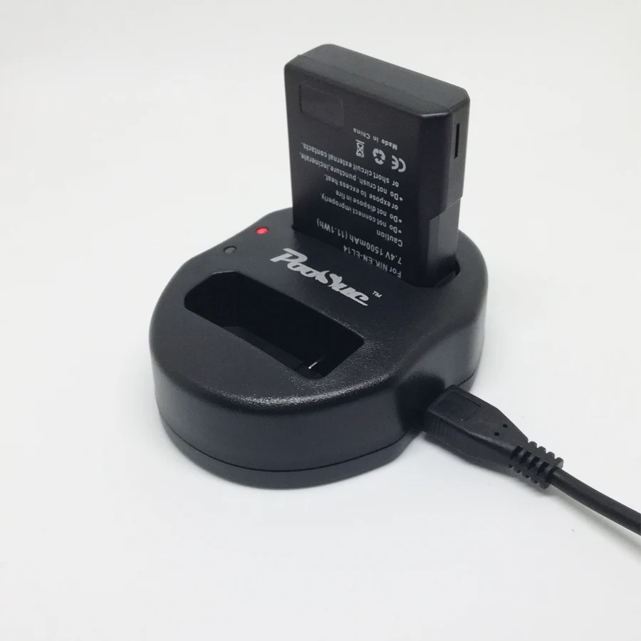 Двойное зарядное устройство USB для Nikon P7800,P7700,P7100,P7000,D5500,D5300,D5200,D3200,D3300,D3100 (art.: 7a4a0ece0) - 7a4a0ece0