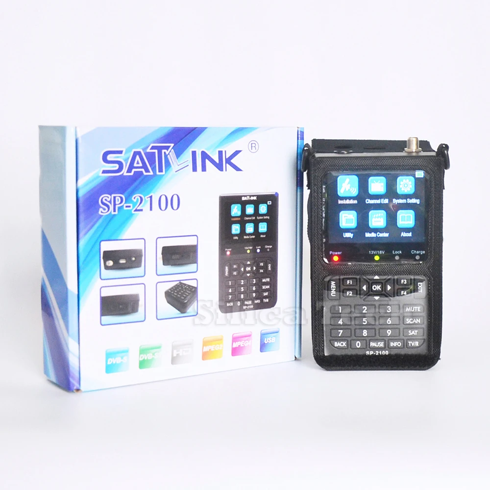 2019 Новое поступление Satlink SP-2100 HD DVB-S/S2 FTA спутниковый Finder с MPEG-2/MPEG-4 отвечающих