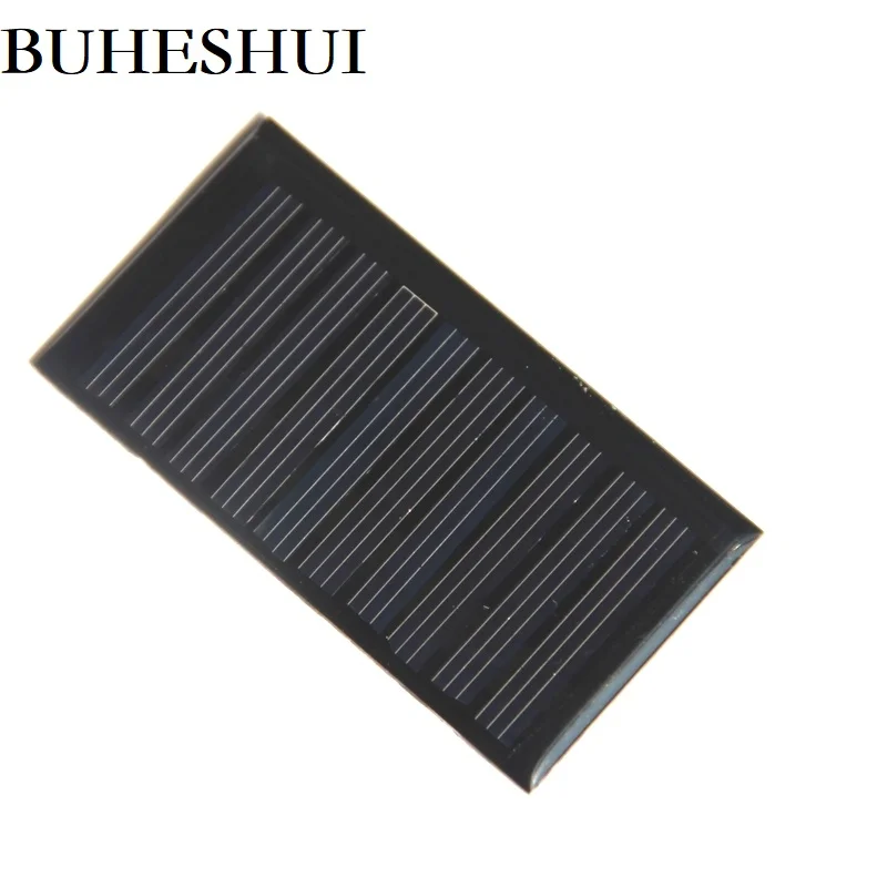 

BUHESHUI Mini Solar Cell Module 0.23W 5V Solar Panel For 3.7V Battery Charger Polycrystalline Epoxy 66*35.5MM 1000pcs Wholesale