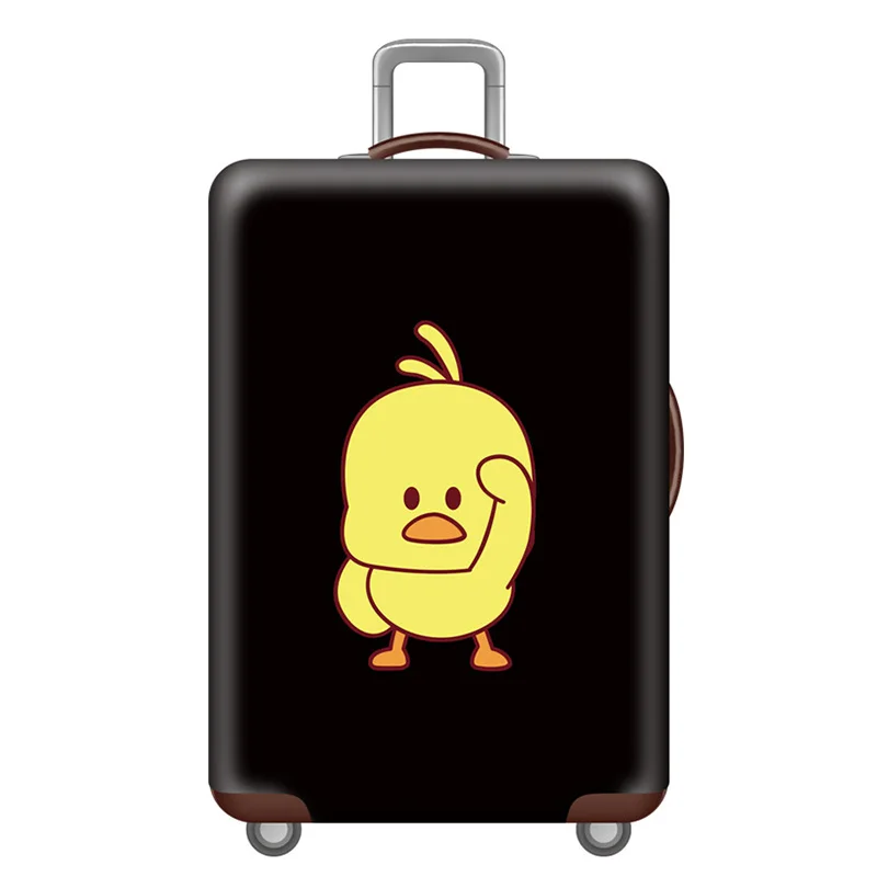 D Luggage cover Эластичный уплотненный чехол для багажа, Защитные чехлы для чемодана, пылезащитный чехол для 18-32 дюймов, чемодан, аксессуары для путешествий - Цвет: D Luggage cover