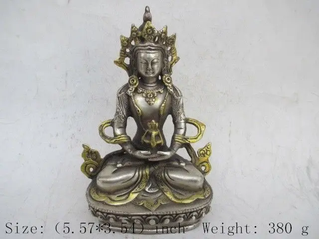 Elaborate Tibetan Buddhism temples cupronickel goddess guanyin Buddha statue