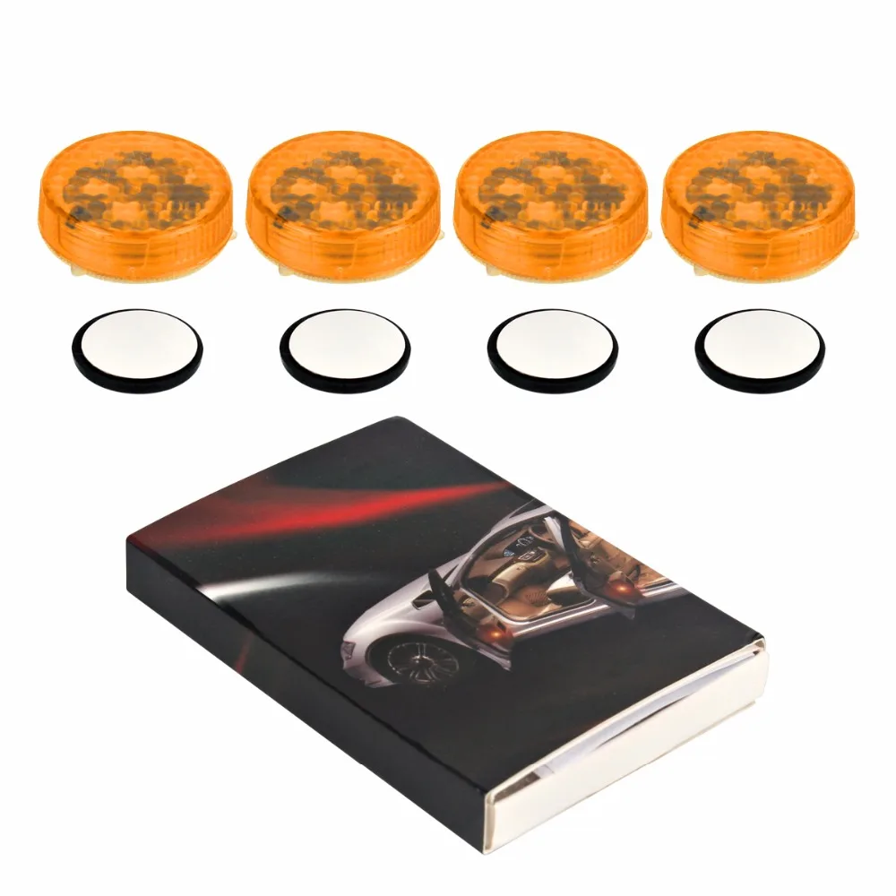 4 шт. автомобильный Стильный светильник анти столкновение Автомобильный Дверной