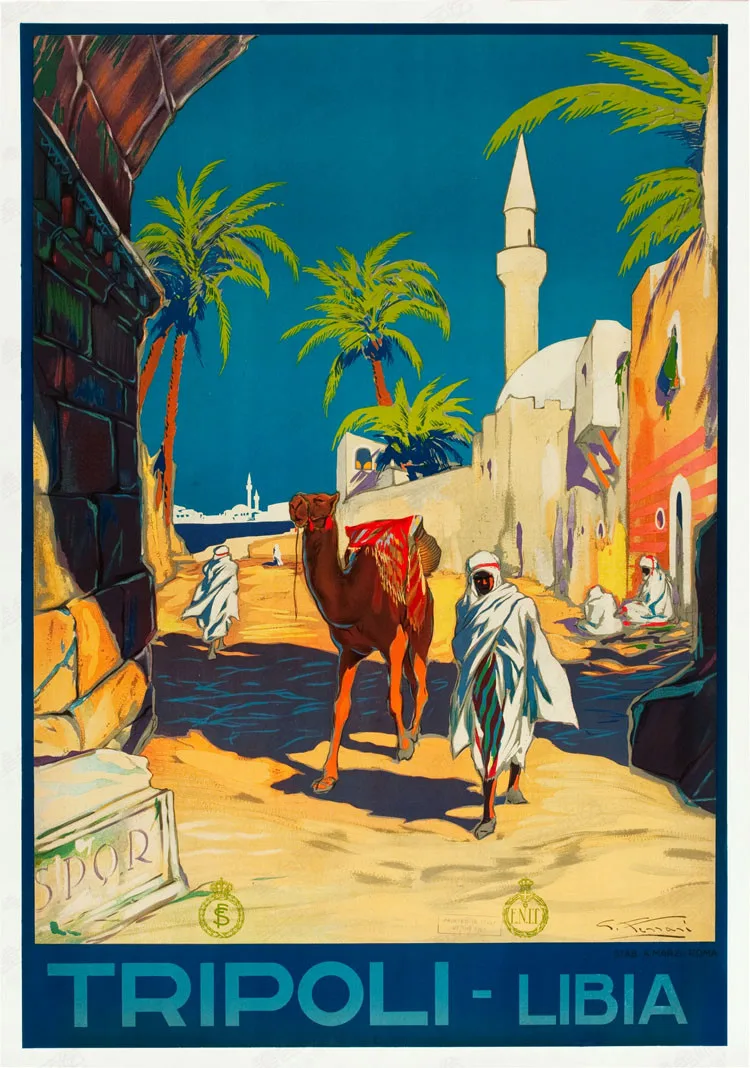 Винтажный декоративный постер в стиле ретро с изображением Парижа и Лиона | Дом